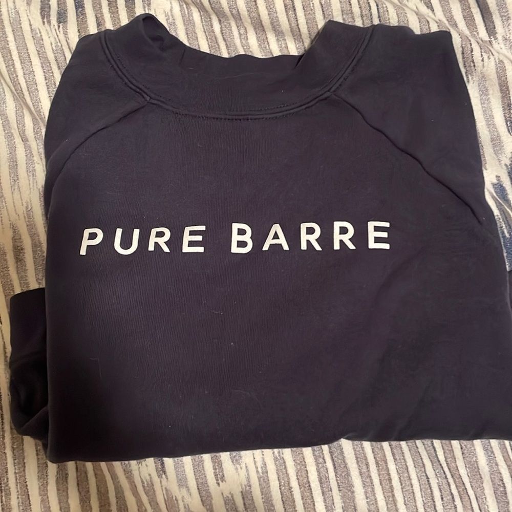 Pure Barre cropped sweatshirt